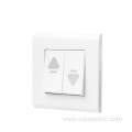 16AX 250V Curtain Switch White wall switch